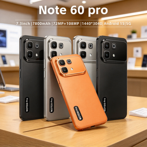 2026Hot selling Note60 Pro Global 4G/5G Dual SIM Smartphones Facial fingerprint <b>unlocking</b> 108MP Android camera - Product Image 1