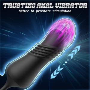 Anale vibrator voor prostaatstimulatie, masturbatie, penisring met anale plug voor vertraagde ejaculatie, seksspeeltjes voor volwassenen - Product Image 3