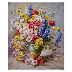 Cuadro Vintage de Rosas de Artistas <span class=keywords><strong>Famosos</strong></span>, Pintura al Óleo Acrílica 100% Hecha a Mano sobre Lienzo, Estilo Impresionista, Impermeable - Product Image 3