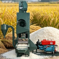 Machine de décorticage du riz à haute capacité de 1000 kg pour usine de traitement des céréales, avec moteur électrique ou moteur diesel