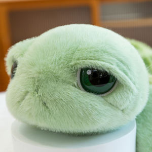 Adorables juguetes de peluche de Tortuga <span class=keywords><strong>Verde</strong></span>, lindas muñecas de tortuga de peluche con ojos grandes, juguetes de peluche - Product Image 3