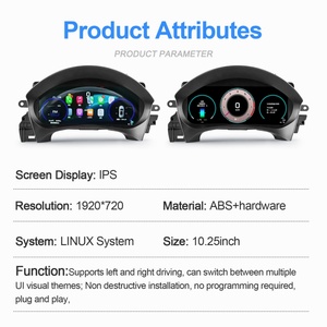 Navihua <b>for</b> Porsche Macan RHD 2014 2025 <b>Car</b> Upgrade Auto <b>Speedometer</b> Linux System Carplay LCD Dashboard Virtual Cockpit Cluster - Product Image 6