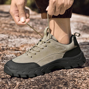 Botas de Senderismo y Trekking para Hombre 2025, Nuevas, Transpirables, de Cuero Genuino, Color Sólido, Duraderas, de Piel de Vaca - Product Image 3