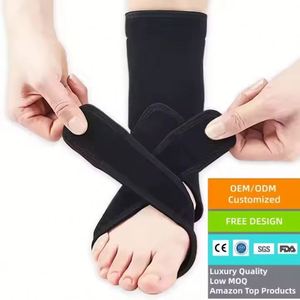 Orthèse de cheville en néoprène avec protection pour l'hiver, stabilisateur de cheville et attelle de nuit pour le soutien du pied tombant - Product Image 1