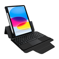 Sihirli kablosuz klavye Tablet ipad kılıfı 11 2025 A16 10th nesil 2022 10.9 güçlü manyetik kapak Touchpad klavye Funda