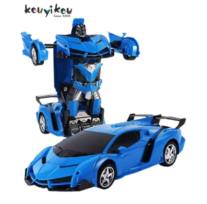 KYK nouveau <span class=keywords><strong>2023</strong></span> 2 4G geste Induction déformation Robot radiocommandé transformer Robot voiture jouets télécommande pour enfants - Product Image 4
