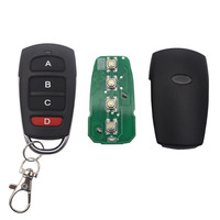 Control remoto duplicador universal de código de aprendizaje para motor de puerta de garaje inalámbrica 433 315 390, para puertas correderas, batientes y enrollables.
