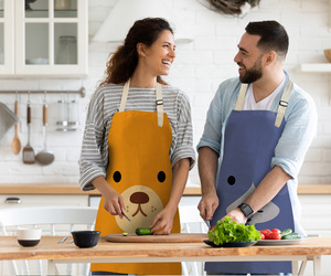 Tạp Dề Trẻ Em Bằng Vải Polyester In Hình Động Vật Dễ Thương Newnest Để Nấu Ăn - Product Image 4