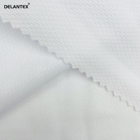 Delantex 100% Polyester Gestrickter Hochwertiger Stretch Bird Eye Mesh Stoff für Activewear Outdoor-Nutzung Futter & Windeln