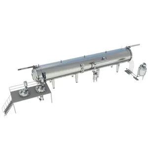 JNBAN biological products Steam Heating Conveyor Vacuum Mesh Vacuum Belt Dryer Machine