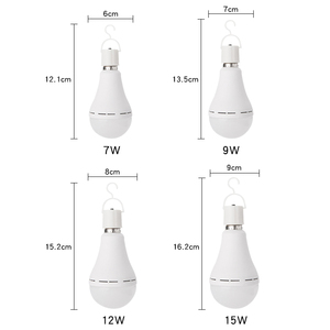 PHULAL Lampadina LED di <span class=keywords><strong>Emergenza</strong></span> Ricaricabile 7W 9W 12W 15W <span class=keywords><strong>Luce</strong></span> Bianca Fredda per Campeggio e Soffitto - Product Image 2