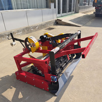 Récolteuse d'ail automatique à 3/6 rangs 500 kg/h Efficacité Carottes Pommes de terre Moteur essentiel Roulement de boîte de vitesses Composants à noyau limité