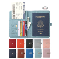Ensemble Cadeau B2B : Porte-Passeport en Cuir PU, Étiquette de Bagage, Carnet de Voyage et Stylo