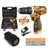 Taladro Atornillador Eléctrico KHC, Kit de Taladro Inalámbrico con Batería de Iones de Litio, OEM 30mm 21V, Motor sin Escobillas de Alta Calidad, Uso Industrial, 3 Años de Garantía