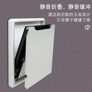 Tabouret pliant en alliage d'aluminium Suzhou Science Popularization, chaise murale pour changer de chaussures, design moderne et simple - Product Image 3