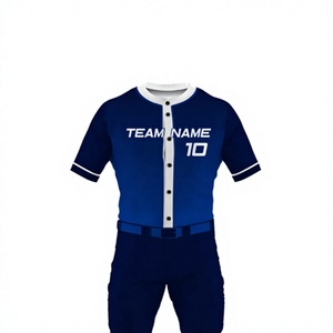 Uniforme de Béisbol Personalizado para Hombre, Pantalones de Jersey Azul Marino, Nombre del Equipo Bordado en el Frente, Transpirable, de Secado Rápido, para Todas las Temporadas - Product Image 6