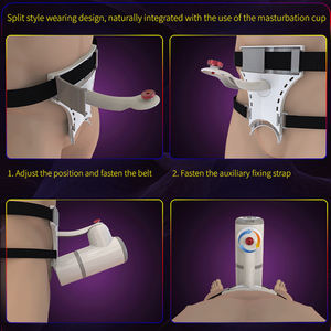 Многофункциональный электрический мастурбатор-стимулятор для мужчин с прямой поставкой от производителя, с функцией всасывания, телескопический, с зарядкой, с креплением для ношения - Product Image 5