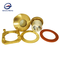Lampe Led sous-Marine en Bronze, avec prise de drainage, éclairage Rgb 18W 36W 50W, pour bateau, livraison directe depuis un Yacht