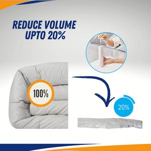 Ensemble de sacs sous vide pour <span class=keywords><strong>matelas</strong></span> G-Complete - Convient aux tailles simple à king size, résistant à l'humidité et à la poussière pour un <span class=keywords><strong>stockage</strong></span> à long terme - Product Image 3