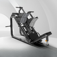 Machine commerciale en acier à 45 degrés pour l'entraînement de la force des hanches et des jambes, incluant Squat incliné, Hack Squat et exercices à jambes séparées
