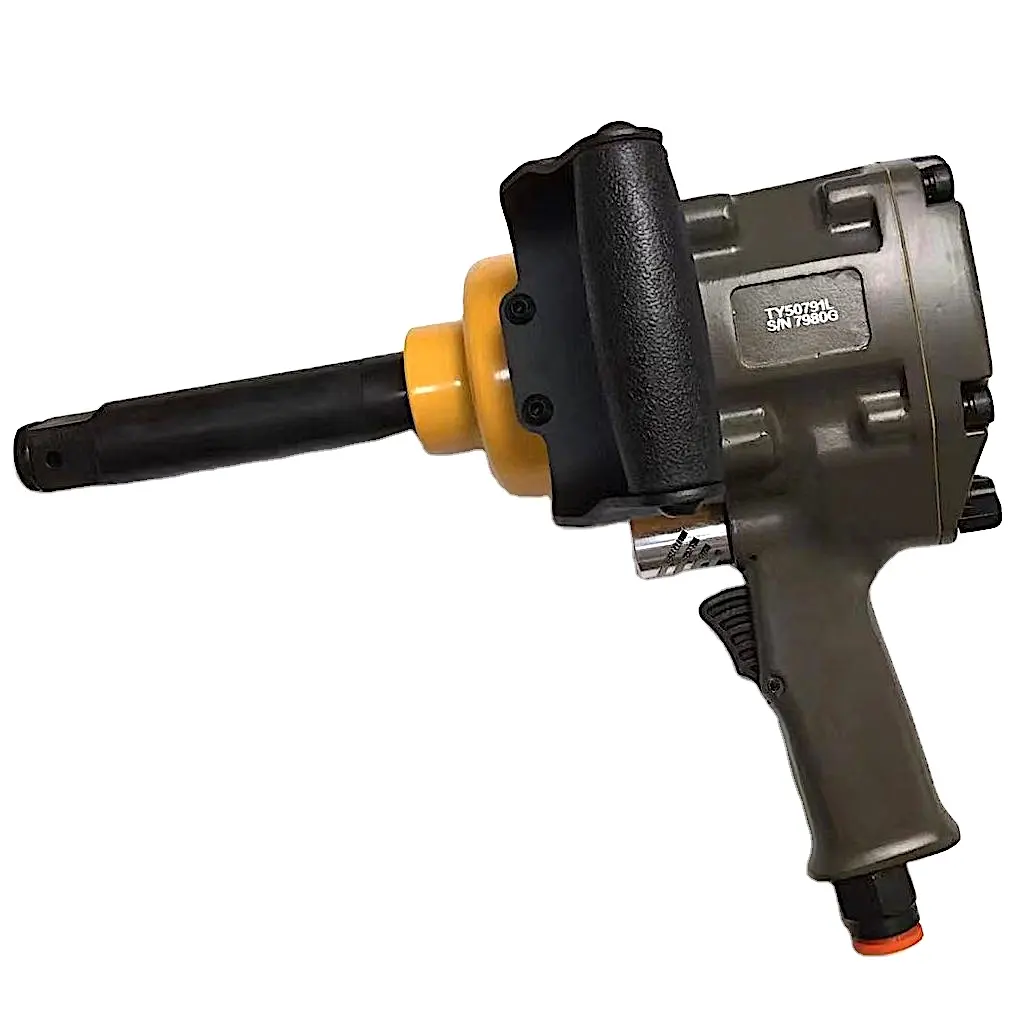 TY50791L Air Torque Gun 6 in. Length Anvil 1,400 ft. lbs Side support handle pneumatic impact wrench Professional Auto Repair