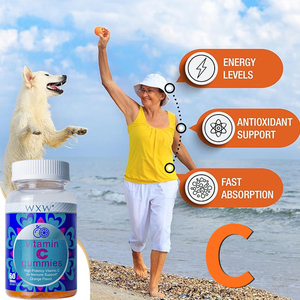 Gommes personnalisées OEM à la vitamine C bonbons gommes blanchissants et éclaircissants au collagène et à la biotine - Product Image 4