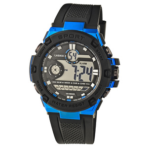 Đồng hồ thể thao unisex LASIKA W-H9049 kiểu dáng thời trang, màn hình <span class=keywords><strong>LED</strong></span> kỹ thuật số, mặt oval 50mm, chất liệu nhựa, chống nước, có chức năng báo thức, la bàn, đồng hồ bấm giờ, nhiều màu sắc, món quà lý tưởng. - Product Image 3