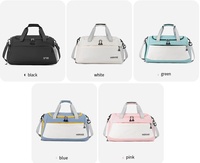 Sac de sport de voyage pliable imperméable à grande capacité et tendance pour femmes, hommes et filles, pour les week-ends, le fitness et les voyages