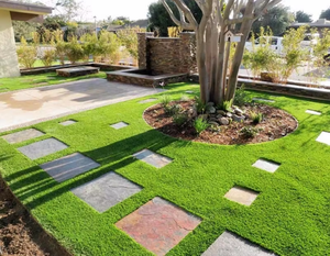 Tapis <span class=keywords><strong>de</strong></span> <span class=keywords><strong>gazon</strong></span> artificiel synthétique abordable et économique pour la décoration <span class=keywords><strong>de</strong></span> la maison et des jardins extérieurs - Product Image 4