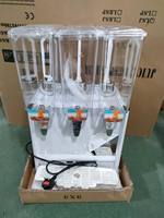 Distributeur de jus électrique à pulvérisation, machine à boissons froides à 4 réservoirs pour l'équipement de restauration hôtelière