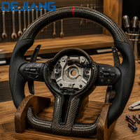Volant de voiture en cuir et fibre de carbone, directement de l'usine, pour BMW E70 E81 E82 E87 E88 E90 E91 E92 E93 F30 F10 F20, prêt à l'emploi