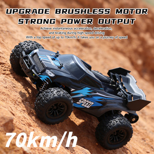 YH E - Buggy Todoterreno <span class=keywords><strong>RC</strong></span> de Alta Velocidad 1/18, sin Escobillas, 4WD, con Faros LED, Barra Antivuelco, <span class=keywords><strong>2</strong></span>.4G, Auto de Carreras de Grado Hobby - Product Image 2
