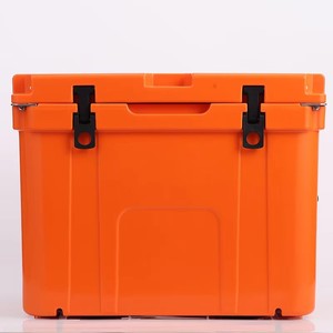 Nevera Portátil de Polietileno Rotomoldeado con Logotipo Personalizado, Diseño Moderno, Capacidad de 55QT, Aislamiento Térmico, con Ruedas, para Vino y Latas - Product Image 3