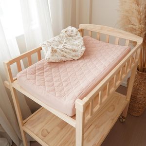 2 Pack copricerini in cotone trapuntato in mussola impermeabile copri pannolini copri tavolo morbido per ragazze e ragazzi - Product Image 6