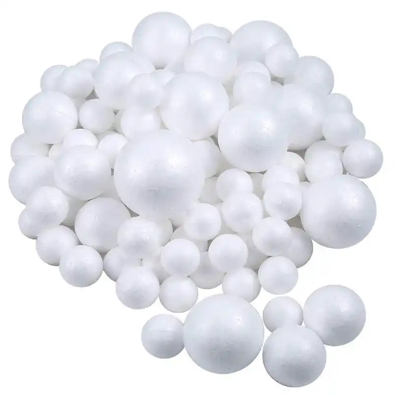 विभिन्न आकार स्टायरोफोम गेंदों हल्के वजन सफेद फोम गेंदों अंडे दिल के आकार का स्टार शिल्प पाली फोम गेंदों