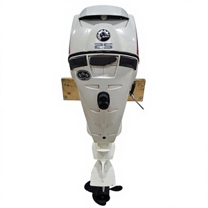 Moteur hors-bord 2 temps E-tec 25 CV 2015 avec arbre de 20 pouces et équipement de montage, prêt à l'emploi, vente chaude, OEM - Product Image 1