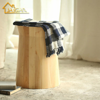 Tables basses rondes modernes pour salon, table d'appoint en bois, tabouret d'angle de canapé, table d'appoint