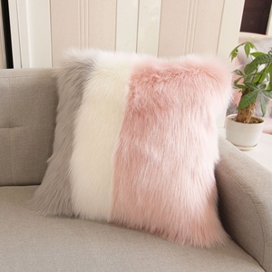 High Quality Lux Popular Cotton Pillow Cases Super Soft &amp; <strong>Fluffy</strong> <strong>Cushion</strong> Covers for Sofa - Product Image 5