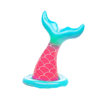 Jouet Arroseur Gonflable Sirène en PVC pour Jardin, Jouet Arroseur d'Eau Clignotant pour l'Été, Jouets Gonflables d'Extérieur pour l'Été