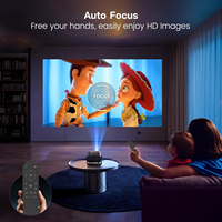 Projecteur LED à courte focale 1080p LCD WiFi pour Bluetooth, audio 3D, correction automatique de la distorsion trapézoïdale, 4000 lumens, pour films en plein air