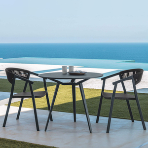 Ensemble de mobilier de <span class=keywords><strong>jardin</strong></span> de style nordique haut de gamme, table <span class=keywords><strong>et</strong></span> chaises de cour, ensemble de meubles d'extérieur, imperméable, protection solaire, chaises de <span class=keywords><strong>terrasse</strong></span> - Product Image 3