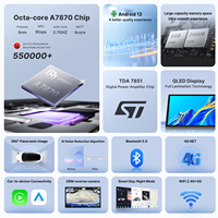 Youducar Radio para Auto Android de 14.6 Pulgadas, Reproductor con Navegación, Unidad Principal Universal 2 DIN, Pantalla Flotante Ajustable, Reproductor de CD, 1 Año de Garantía Apple