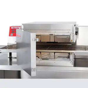Pizza Hut menggunakan meja rantai Pizza Oven "ECO Mode" hemat energi Pizza Conveyor Oven "Impingement" teknologi Oven