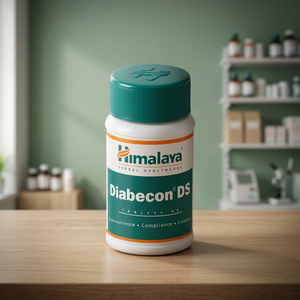 Himalaya Diabecon DS Herbal Wellness <b>Tablets</b> Natural Ayurvedic Supplement in Bottle <b>Container</b> Exported From India Dibeties - Product Image 2