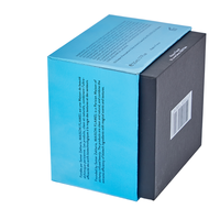 Boîte cadeau rigide avec couvercle, boîte cadeau en papier cube colorée avec logo personnalisé, best-seller