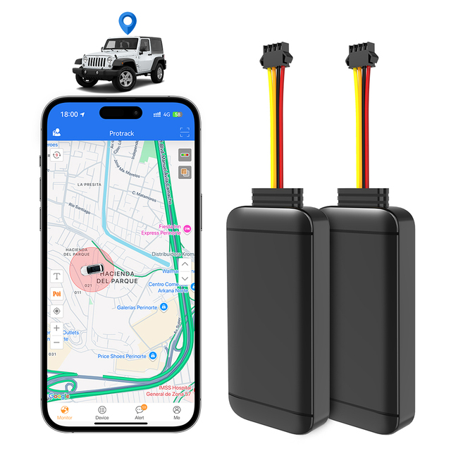GPS Motorcycle Tracker 4G Fallback 2G SIM Card Remote Control Automotive Anti-Jamming Vehicle Tracking Device VT05F