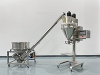 Machine de remplissage semi-automatique pour poudres, flacons en verre et sachets, haute productivité, en acier inoxydable 304