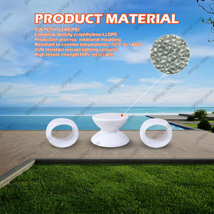 طاولة جانبية بلاستيكية للاستخدام في الماء لكرسي الاسترخاء في الحديقة، طاولة جانبية، طاولة قهوة - Product Image 6