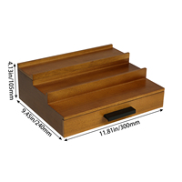 Armoire de rangement de bureau en bois FSC&BSCI&EUDR / Organiseur de documents de bureau indispensable