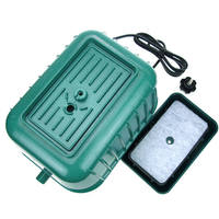 Pompa Oksigen Akuarium Kaca Resun LP-20/40/60/100/120 Superpower Low Noise Air Stone 110-240V Kotak Persegi Outdoor